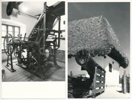 10 db MODERN magyar képeslap: Pápai Kékfestő Múzeum, Szentendrei Szabadtéri Néprajzi Múzeum