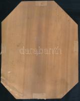 Jelzés nélkül: Ismeretlen katonatiszt. akvarell, papír. XIX. sz. 16x14 cm