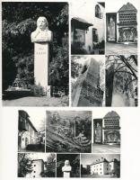 VAJA - 5 db MODERN retro fekete-fehér magyar képeslap