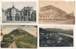 70 db RÉGI történelmi magyar város képeslap vegyes minőségben / Cca. 70 pre-1945 historical Hungaria...