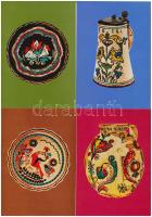 8 db MODERN motívum képeslap: kerámiák / 8 modern motive postcards: ceramics