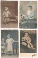 GYEREKEK - 23 db régi fotó portré vegyes minőségben / CHILDREN - 23 pre-1945 photo portraits in mixed quality