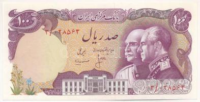 Irán 1976. 100R "50 éve alapították a Pahlavi dinasztiát" emlékkiadás T:UNC Iran 1976. 100 Rials "50th anniversary of the founding of the Pahlavi Dynasty" commemorative note C:UNC Krause P#108