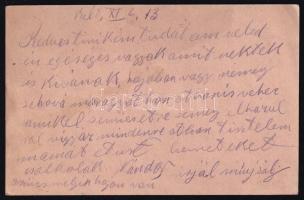 1916 Tábori posta levelezőlap a Szamos folyami hadihajóról "FP 299 b"