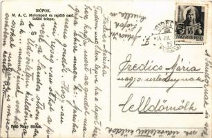 1944 Siófok, M. A. C. Motorsport és repülő osztály üdülő telepe. photo. Foto Nagy (EK)