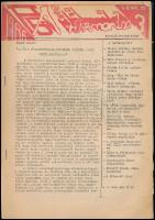 1986 A Hírmondó c. szamizdat kiadvány 1986. augusztus-szeptemberi száma, benne az '56-os forradalomról szóló írással, tűzve, 104 p.