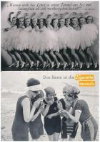 14 db MODERN motívum képeslap duplikáltakkal: hölgyek / 14 modern motive postcards with duplicate co...