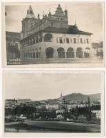 Lőcse, Levoca; 9 db régi fotó képeslap / 9 pre-1945 photo postcards