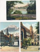 Wroclaw, Breslau; 3 pre-1945 postcards