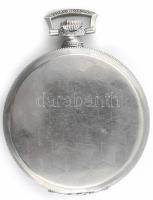 Chronometre March fém tokos zsebóra, üveg hiányzik, működőképes állapotban, d: 5 cm