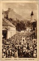 Sümeg, Néptömegek a Mária nevenapi nagybúcsún (Rb)