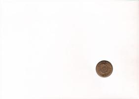 Niuafo'ou benne Tonga 1975. 2s Br érme felbélyegzett borítékban, bélyegzéssel, német nyelvű táj...