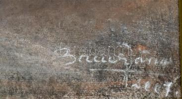 Bauer János (1924-2009): Virágcsendélet, 2007. Pasztell, papír, jelezve jobbra lent. Üvegezett faker...