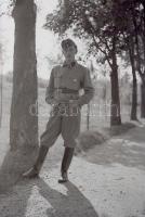 M. kir. katonák a II. világháborúból, 6 db fotónegatív, 6×9 cm