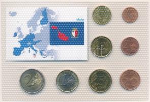 Málta 2008. 1c-2E (8xklf) "Europa" forgalmi összeállítás fóliatokban T:UNC,AU Malta 2008. 1 Cent - 2 Euro (8xdiff) "Europa" coin set in foil packing C:UNC,AU