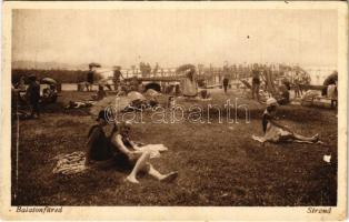 1928 Balatonfüred, strand. Barasits kiadása