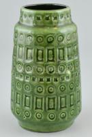 Alaska váza. Német retro kerámia iparművész váza. Kézzel festett, jelzett, hibátlan 18 cm