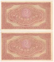 1920. 2K (2x) sorszámkövetők "2aa" T:AU sarokhajlás Adamo K7