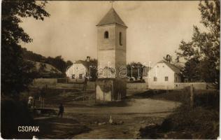 1930 Csopak, Csonka torony. Kiadja Karinger K. (felületi sérülés / surface damage)