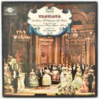 Déry Gabriella, Ilosfalvy Róbert, Palócz László - A Magyar Állami Operaház Zenekara - Lamberto Gardelli - Verdi - La Traviata. 3 x Vinyl, LP. (3 lemezes, díszdobozos kiadás). Qualiton, Magyarország, 1963. VG