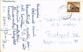 1953 Magyaregregy, látkép, photo (non PC)