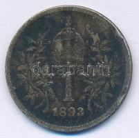 Ausztria 1893. 1K Ag "Ferenc József" T:F patina, ph.
Austria 1893. 1 Corona Ag "Fran...