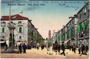 1926 Dubrovnik, Ragusa; Placa Kralja Petra / square (EK)