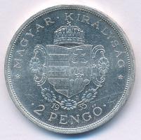 1935. 2P Ag "Rákóczi" T:AU,XF
Adamo P7.2
