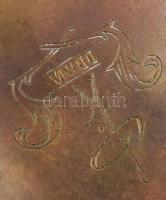 2 db réz kürt Dona jelzéssel 25 cm