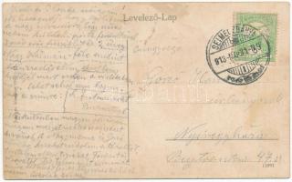 1913 Selmecbánya, Schemnitz, Banská Stiavnica; Óvár és kálvária. Joerges kiadása / castle, calvary (...