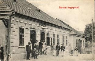 1908 Nagyugróc, Velké Uherce; Heitler József üzlete és saját kiadása / shop