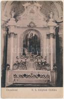 Dunakeszi, Római katolikus templom, oltár, belső (ázott / wet damage)