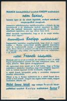 Franck kávé - Nem luxus! kétoldalas reklámnyomat, 20×13 cm