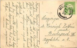 1916 Besztercebánya, Banská Bystrica; Bethlen Gábor utca, Kemény Dávid üzlete, Hungária szálloda és ...