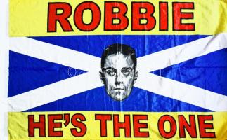 Robbie Williams zászló 160x80 cm
