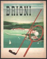 1938 Brioni (ma Brijuni), képekkel illusztrált ismertető füzet