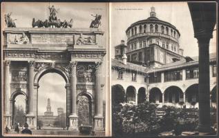 1938 Milánó, képekkel illusztrált ismertető füzet