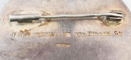 Ezüst (Ag) áttört bross. 17 g