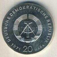 NDK 1971. 20M Ag "Liebknecht és R. Luxemburg" T:1