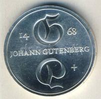 NDK 1968. 10M Ag "Gutenberg" T:1