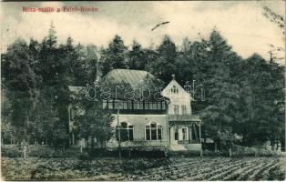 Felsőróna, Horná Roven (Selmecbánya, Banská Stiavnica); Róza szálloda. Grohmann kiadása / hotel (fl)