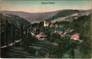 1915 Szklenófürdő, Sklené Teplice; látkép / general view, spa (EK)