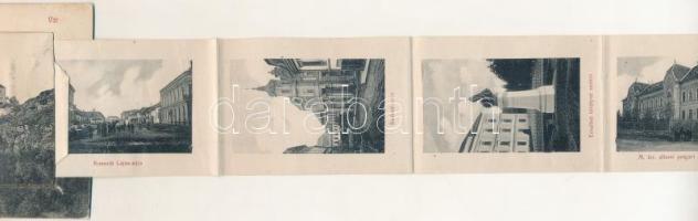 1914 Veszprém, vár. Leporellólap 10 képpel. Pongrácz kiadása. 163. W.L. Bp. (vágott / cut)