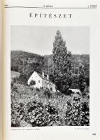 3 db építészeti folyóirat: 1942 Építészet, a Magyar Mérnök- és Építészegylet negyedévi szemléje, II....
