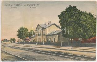 Vágsellye, Schelle, Sala nad Váhom; vasútállomás / Stanica / railway station (EK)