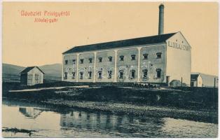 1913 Privigye, Prievidza; Illóolaj gyár. Gubits B. 554. (W.L. ?) / Essential oil factory / továren na esenciálne oleje (EK)