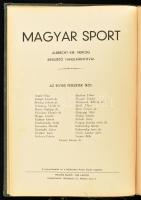 Albrecht Kir. Herceg et al.: Magyar Sport. Bp.,[1934], Merkantil-ny. Kiadói egészvászon kötésben, ko...