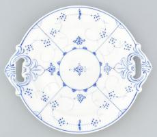 cca 1930-1940 Villeroy & Boch süteményes tál, jelzéssel, pattanással, d: 30 cm