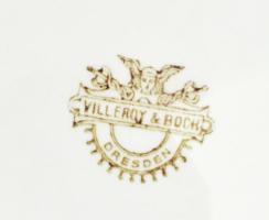 cca 1930-1940 Villeroy & Boch süteményes tál, jelzéssel, pattanással, d: 30 cm