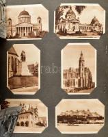 cca 1930 Tündérvásár Nagymagyarországért Gyűjtőkép füzet több száz képpel, valamint nagyon sok kismé...